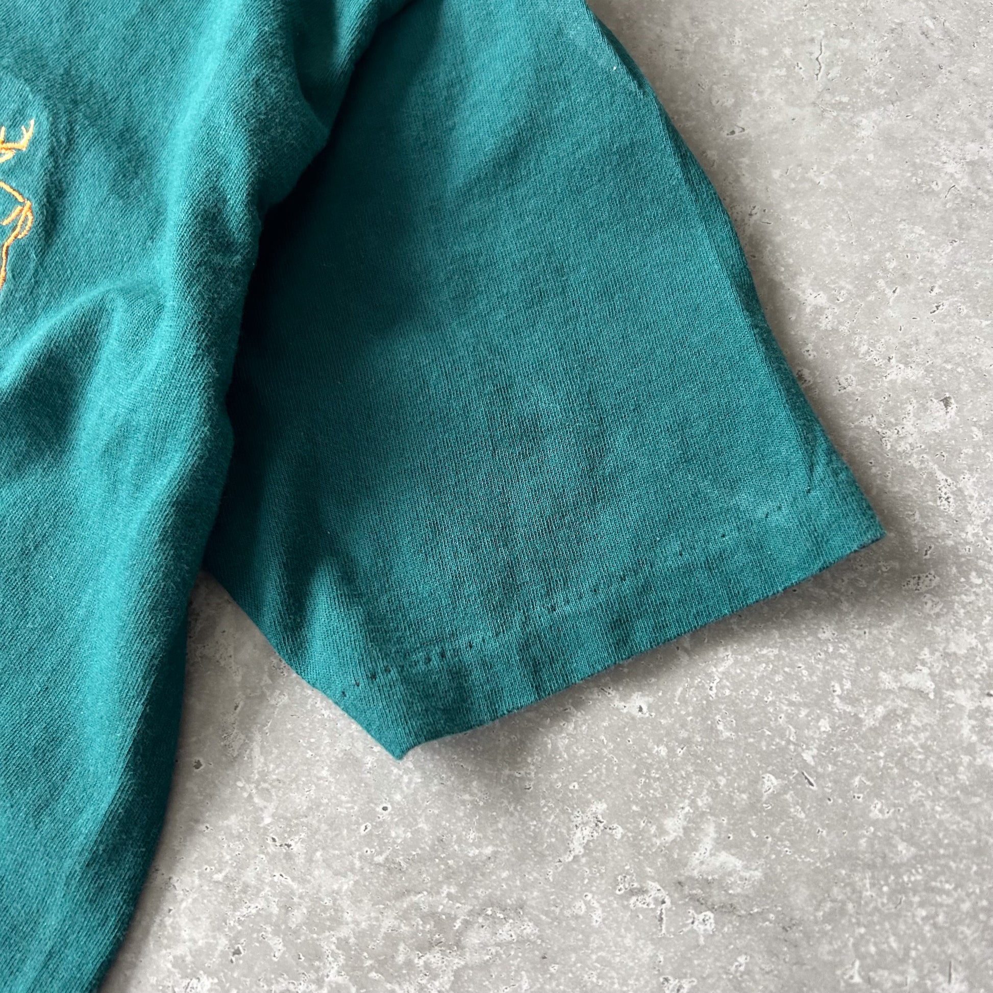 Vintage Deep Creek Lake Maryland Deer Embroidered Tee