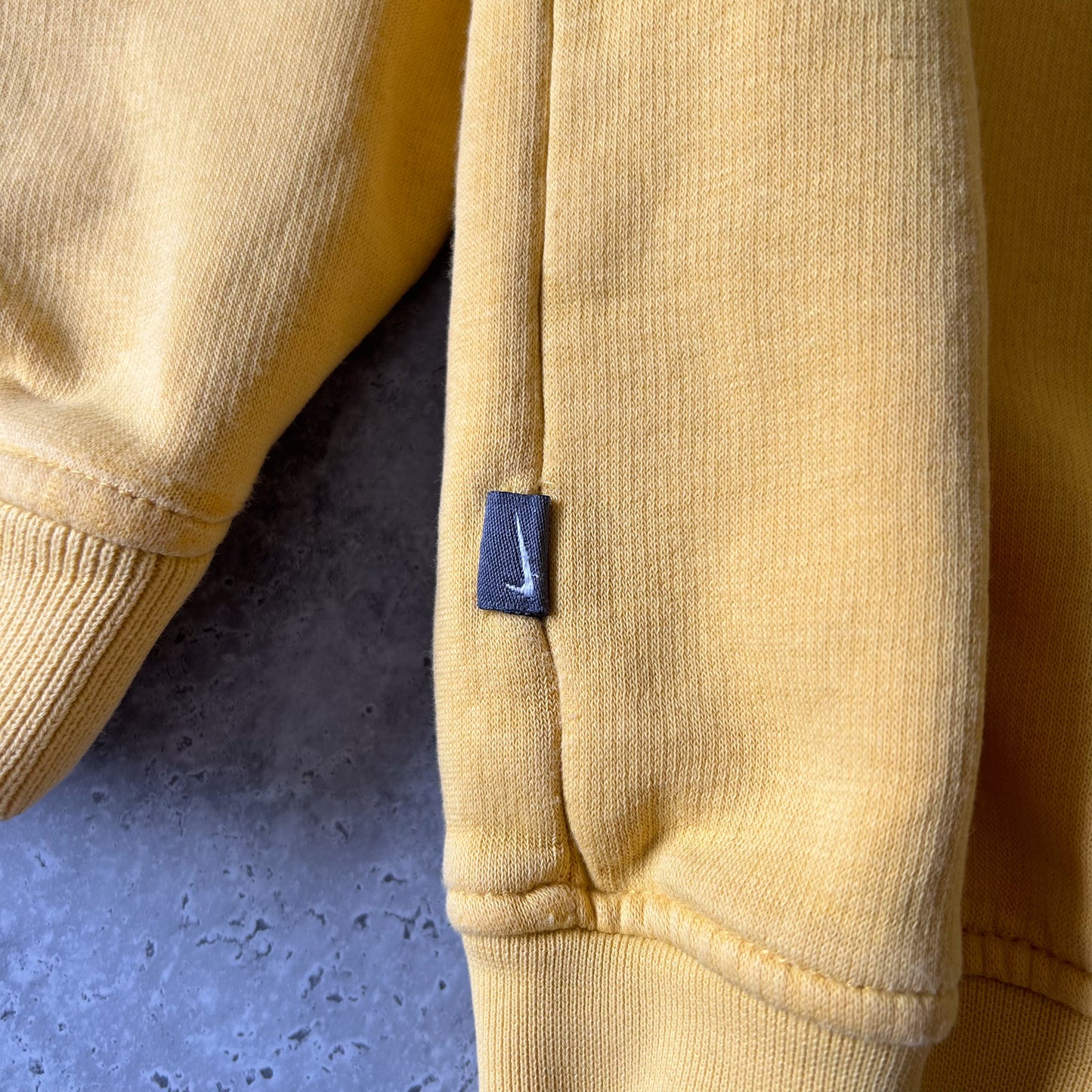 1990 - Nike Athletic Yellow Crewneck Sweatshirt