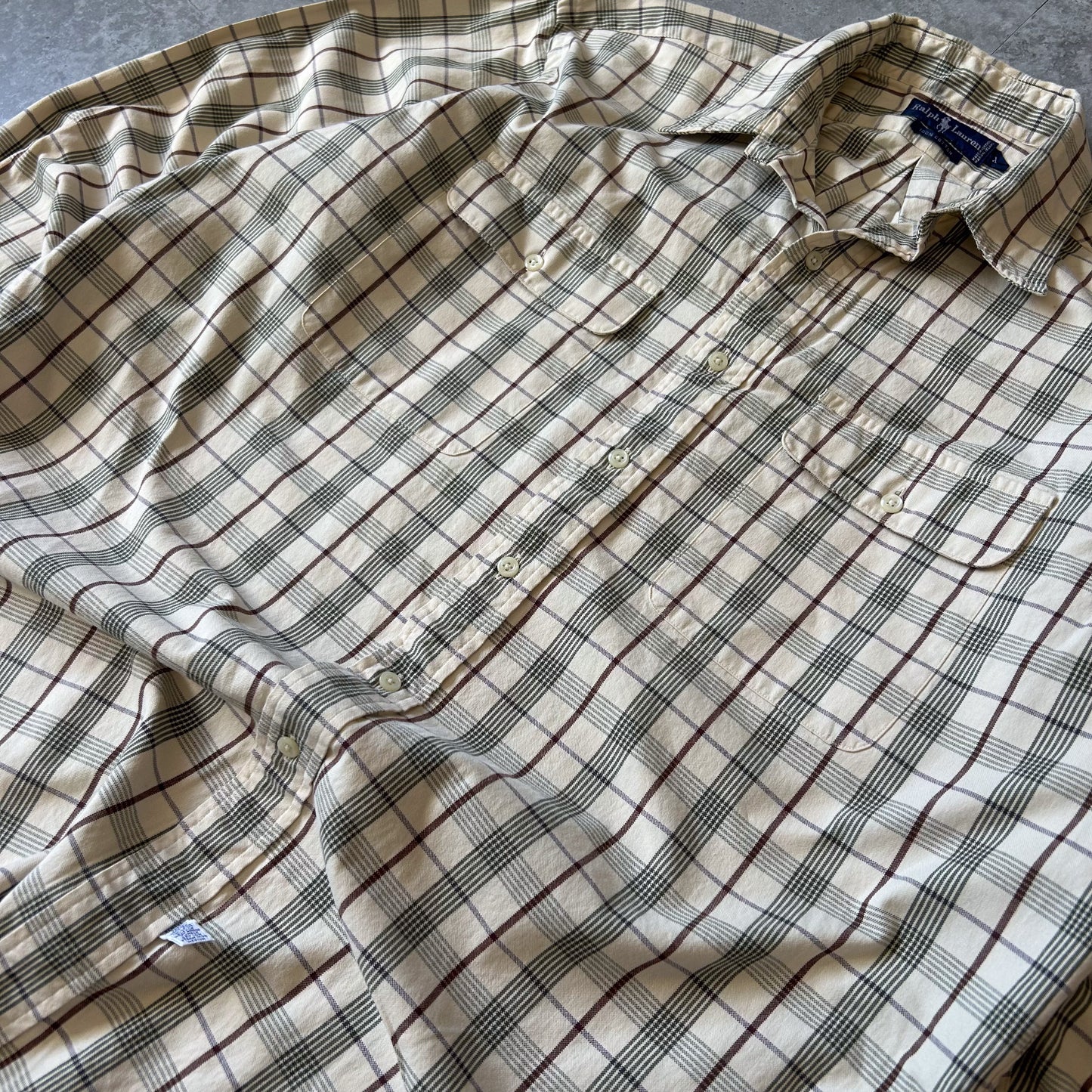 Ralph Lauren Checkered Button-Up Shirt