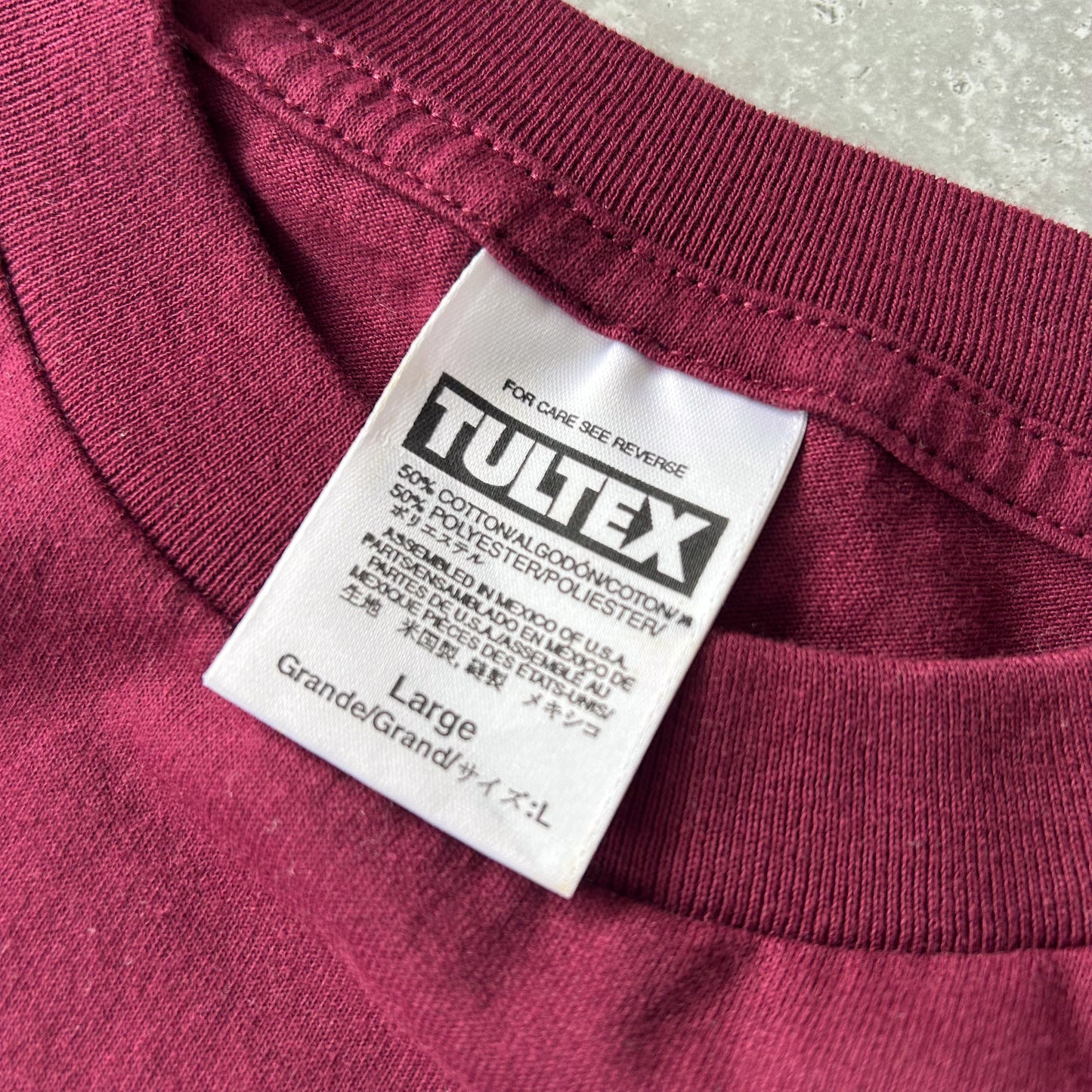 Vintage Men's Single Stitch Tultex ASRC & NANA Cager Camp 1999 Tee