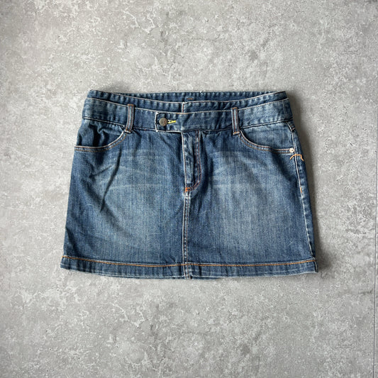 Vintage Women's Roxy Medium Wash Skirt