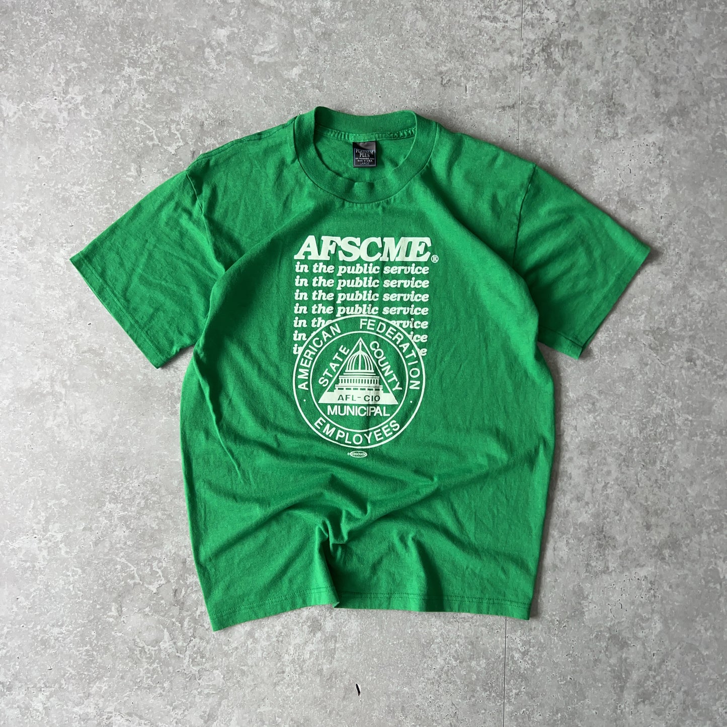 Vintage Men's Platinum Plus AFSCME Tee