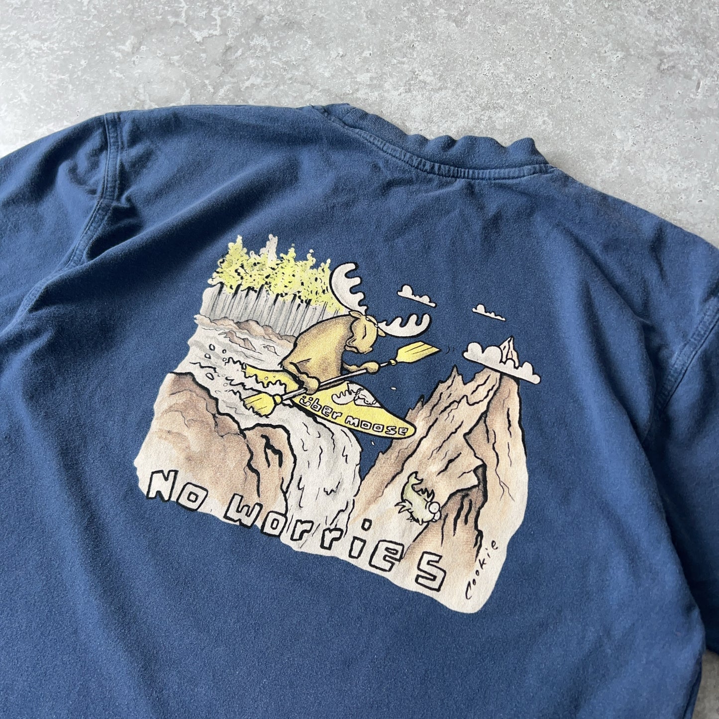 Vintage Men's Single Stitch Über Moose Tee