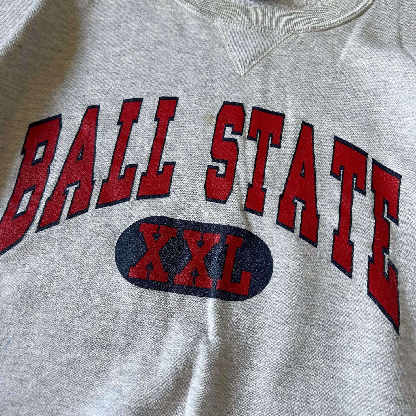 1990s - Vintage Russell Athletic Ball State University Sweatshirt