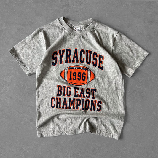 Vintage Men's Single Stitch The Cotton Exchange Syracuse Big East Champions 1996 Syracuse Tee