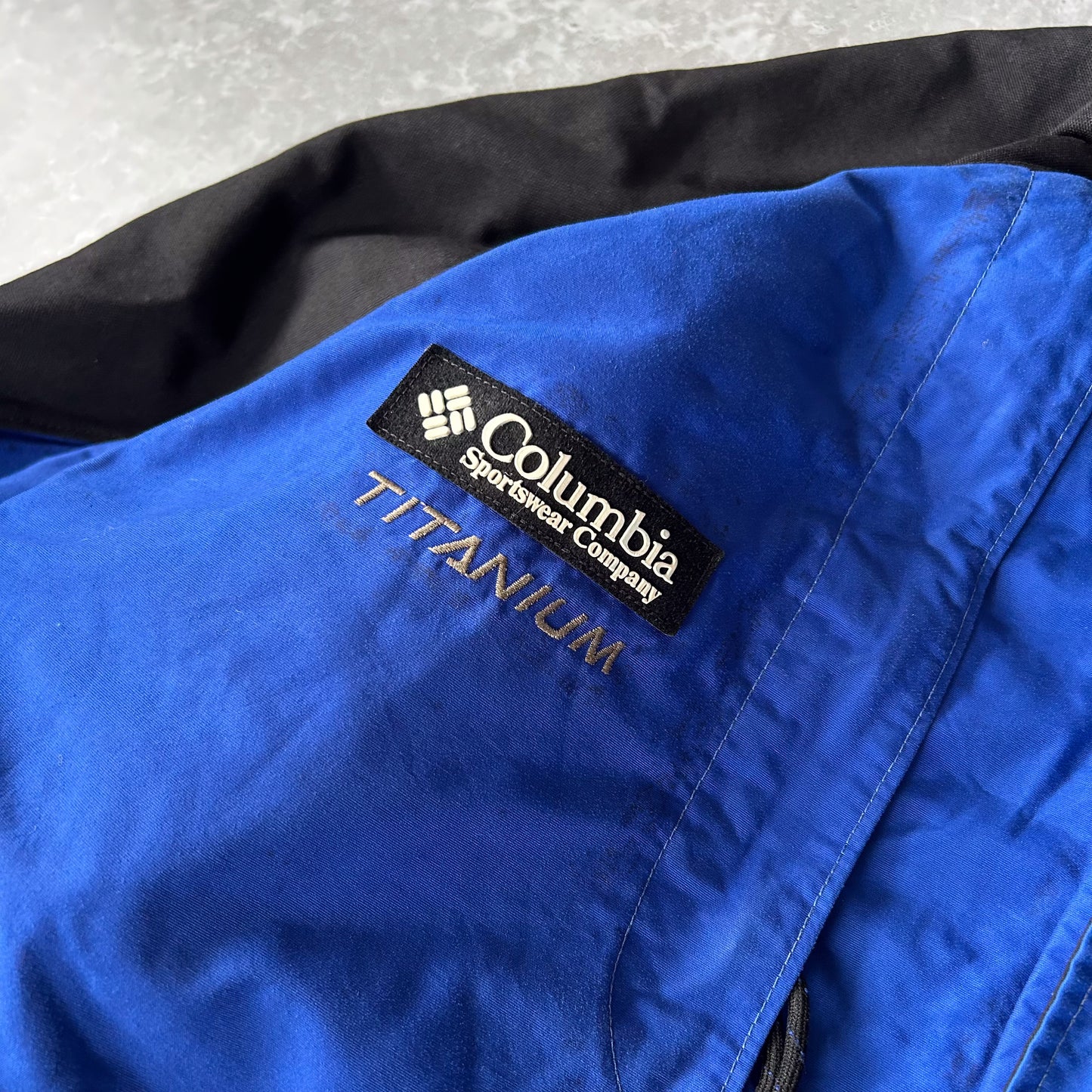 Columbia Titanium Blue Hooded Jacket