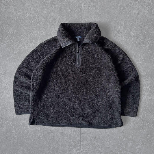 Chaps Black Fleece Pullover Jacket