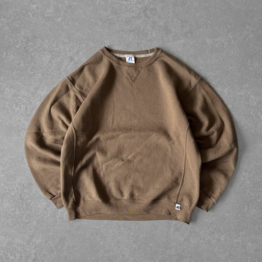 Russell Athletic Brown Crewneck Sweatshirt