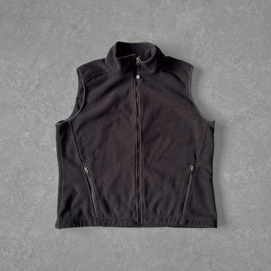 LL Bean Women's Black Fleece Vest