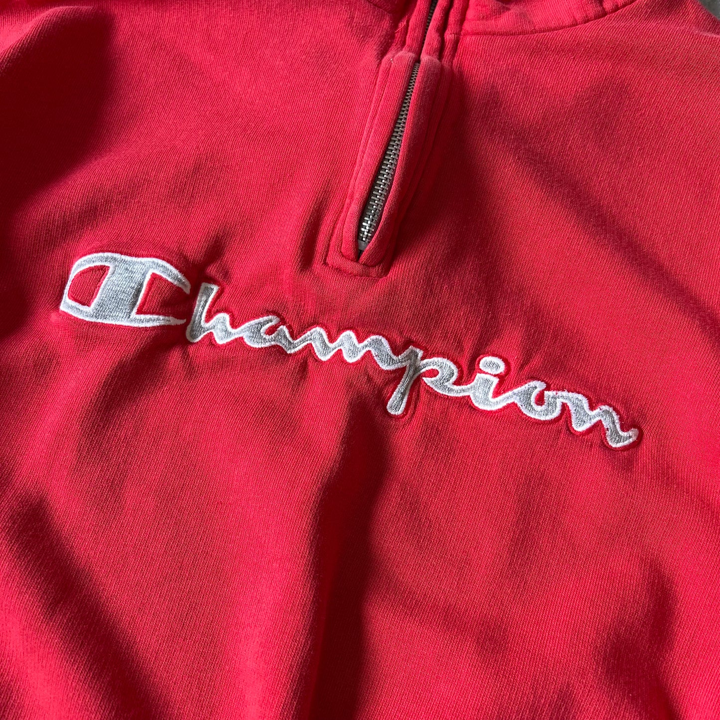 1990s | Vintage Champion Half-Zip Sweatshirt