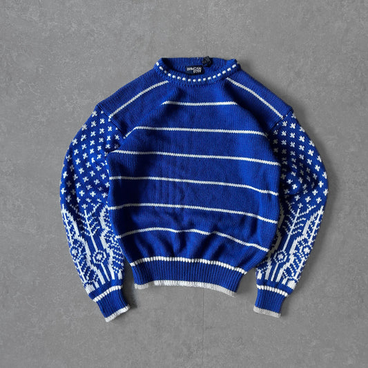 Vintage Men's Duncan Row Knitted Sweater