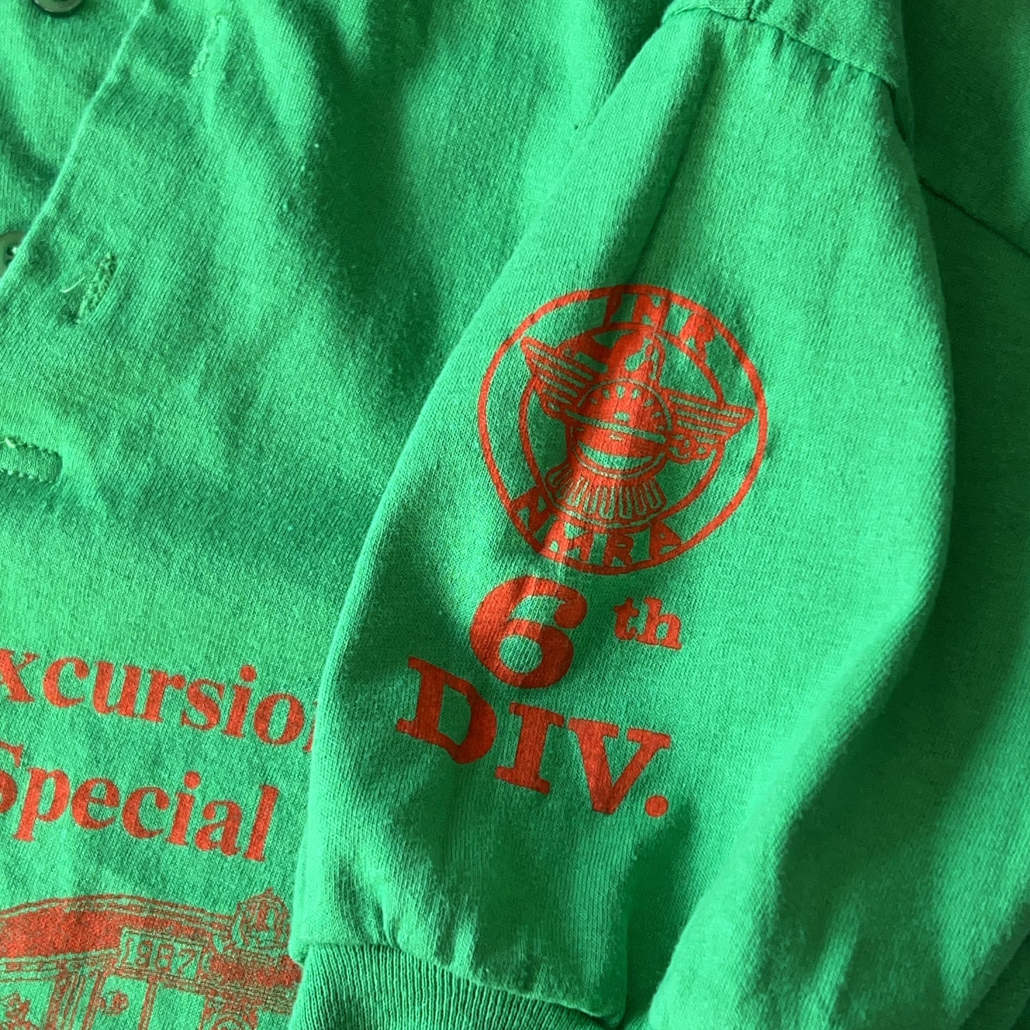 Vintage Men's Screen Stars Monashee Pacific Railway Polo