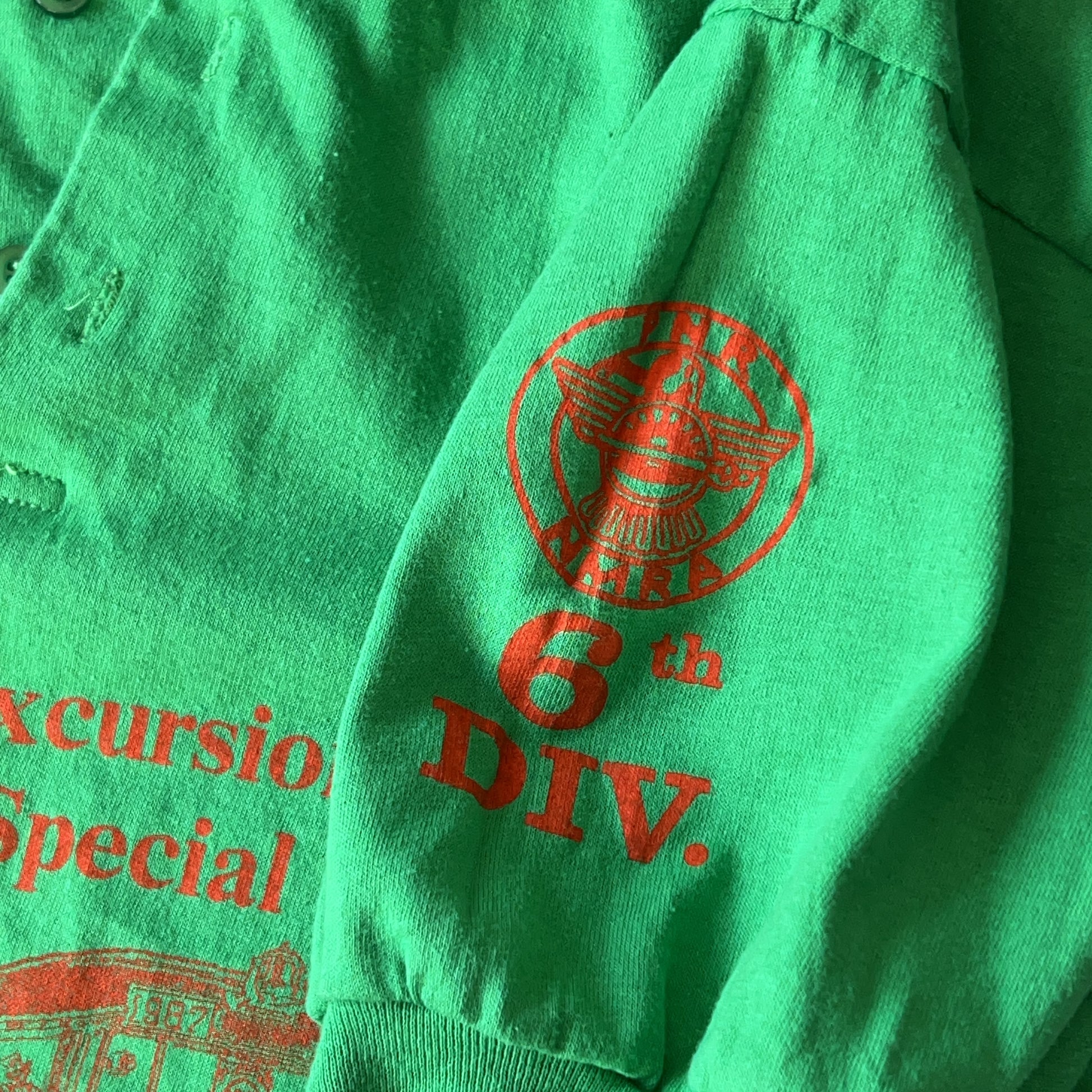 Vintage Men's Screen Stars Monashee Pacific Railway Polo