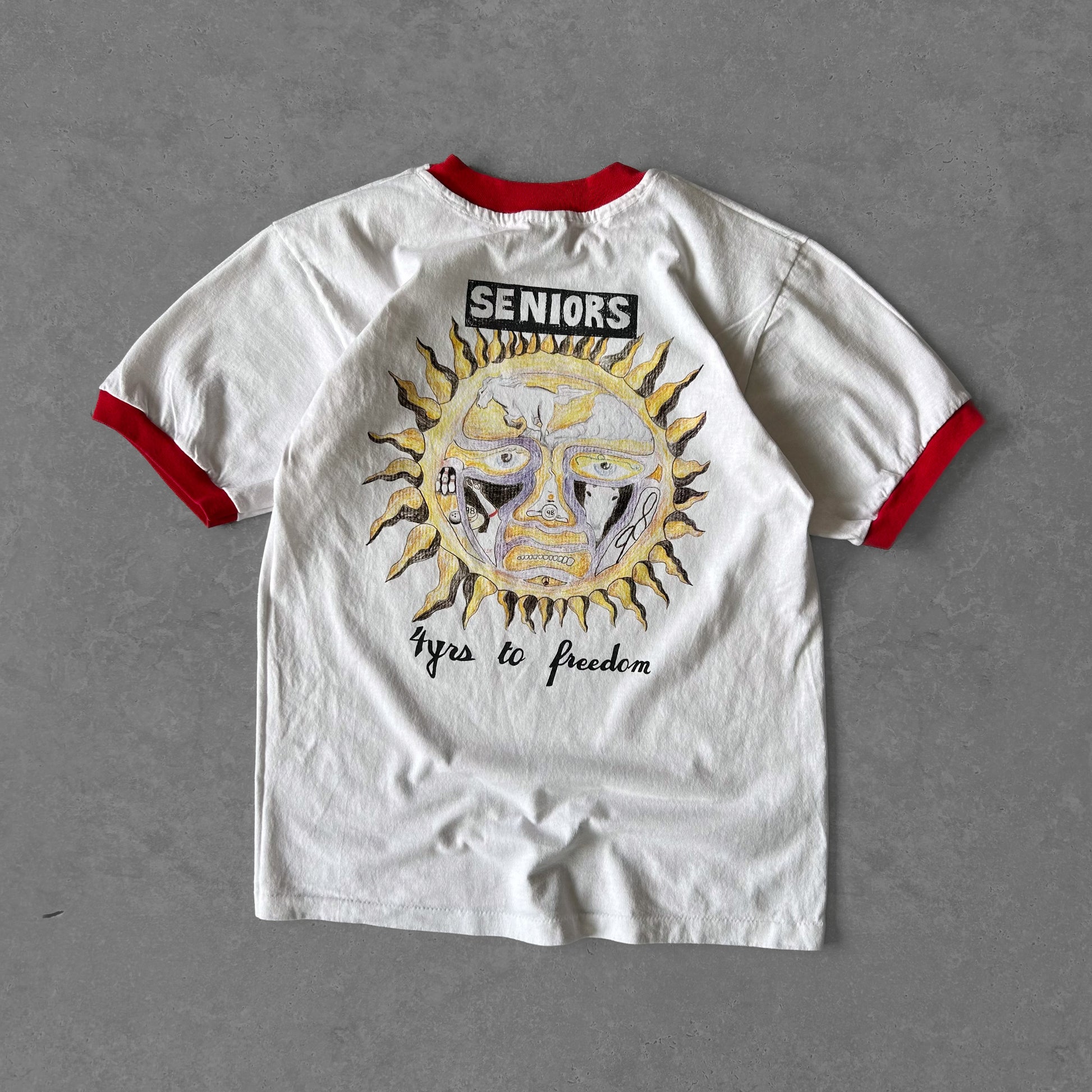 Vintage Men's Single Stitch Anvil Seniors '98 Tee