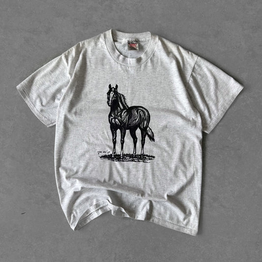 Vintage Men's Single Stitch Oneita Horse Tee
