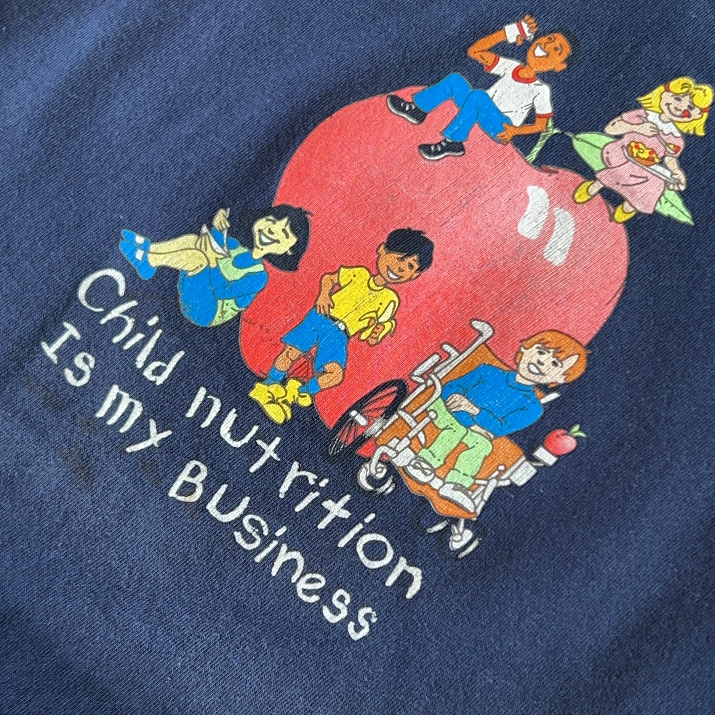 Vintage Men's Single Stitch All Sport Child nutrition Tee