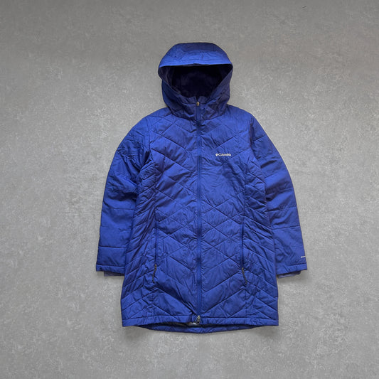 Columbia Puffer Jacket with Hood - Vibrant Blue