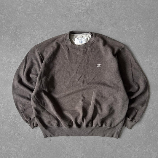 Champion Eco Charcoal Sweatshirt with Logo