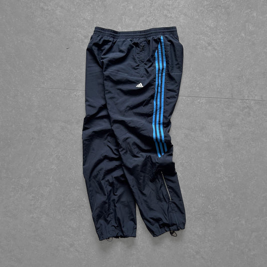 Adidas Men's Active Track Pants with Blue Stripes