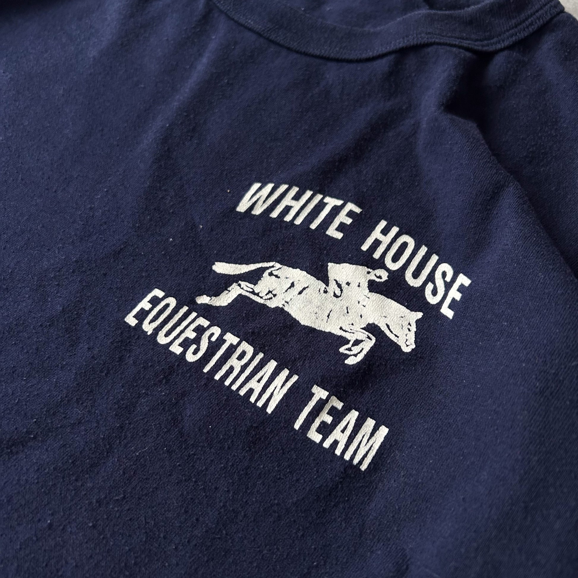 1991 Single Stitch 'White House Equestrian Team' Russell Athletic Tee