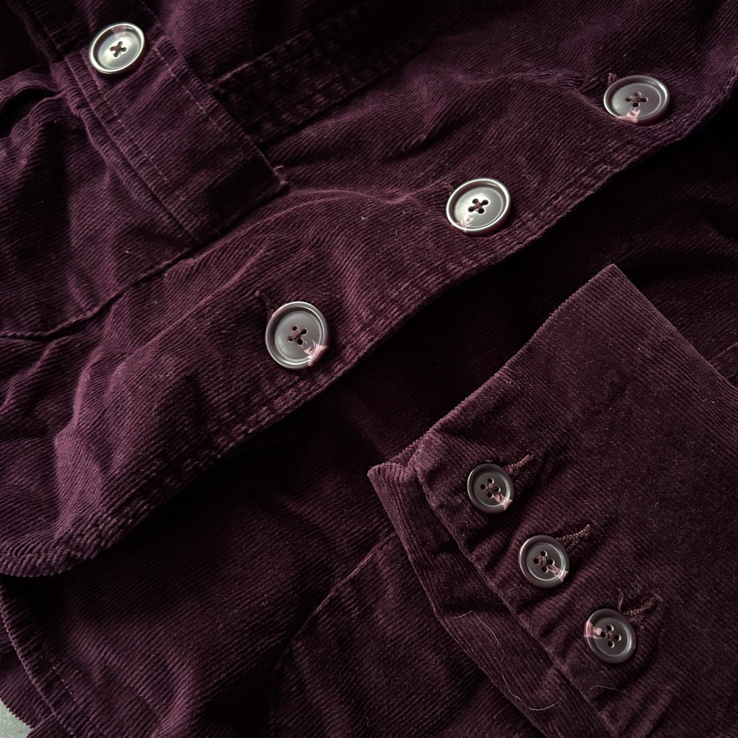 Plum Velvet Jacket Blazer with Pockets