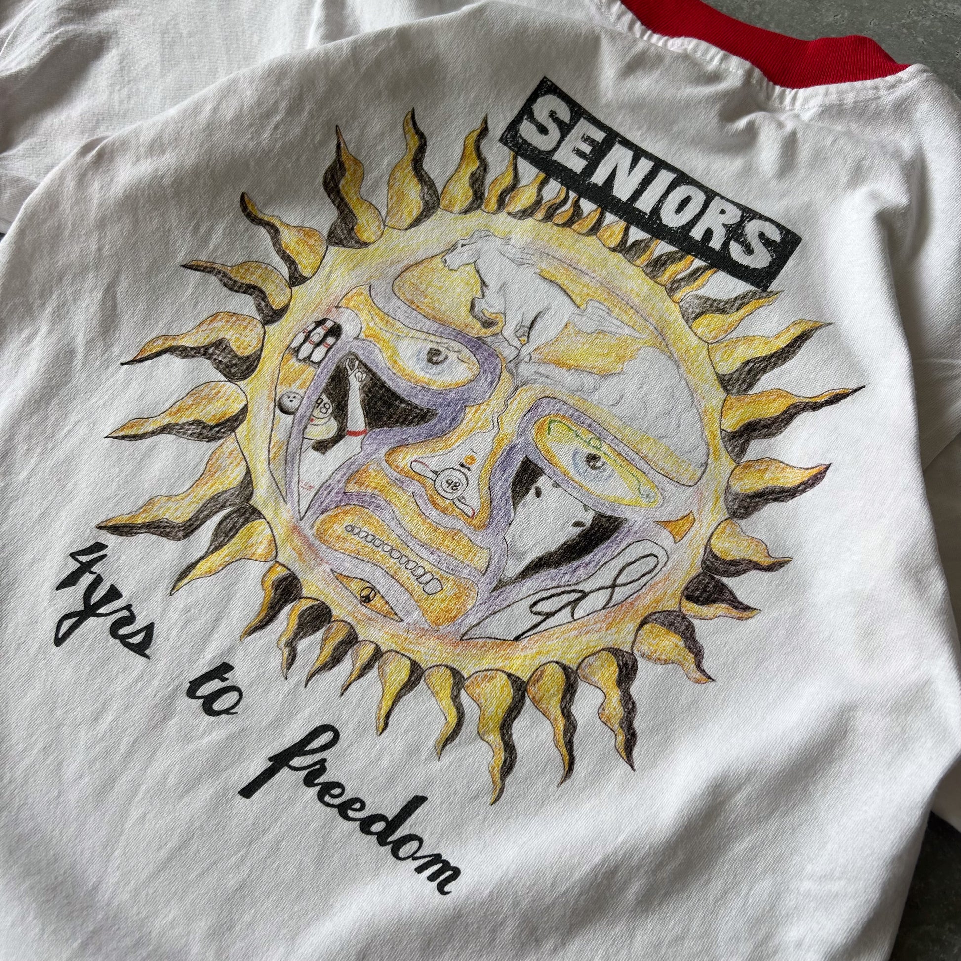 Vintage Men's Single Stitch Anvil Seniors '98 Tee