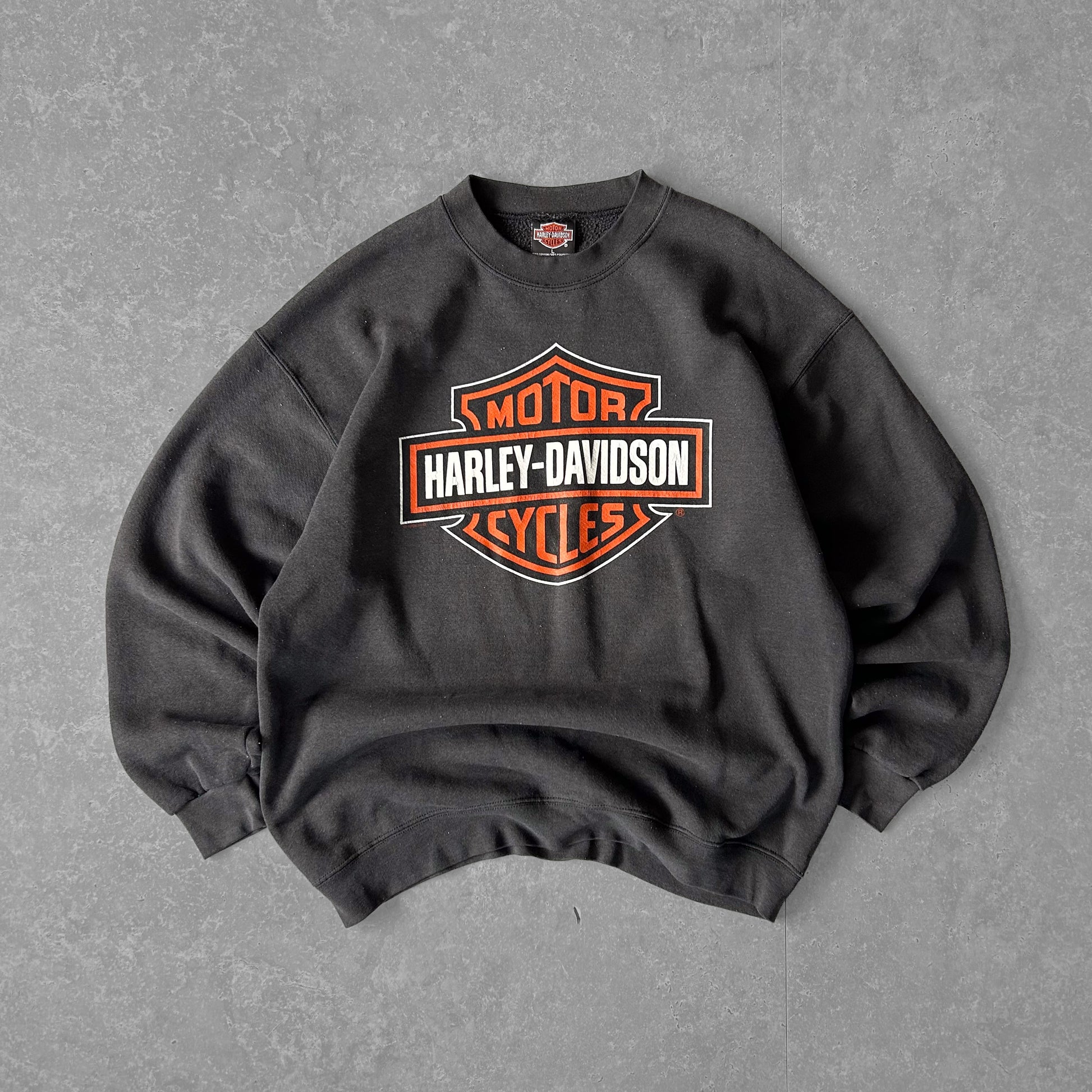 Vintage Harley-Davidson H&amp;M Dover, Ohio Graphic Crewneck Sweatshirt