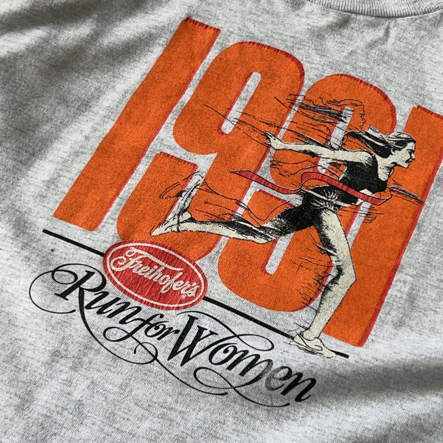Vintage Women's Single Stitch Screen Stars Best Freihofer's Run for Women Tee