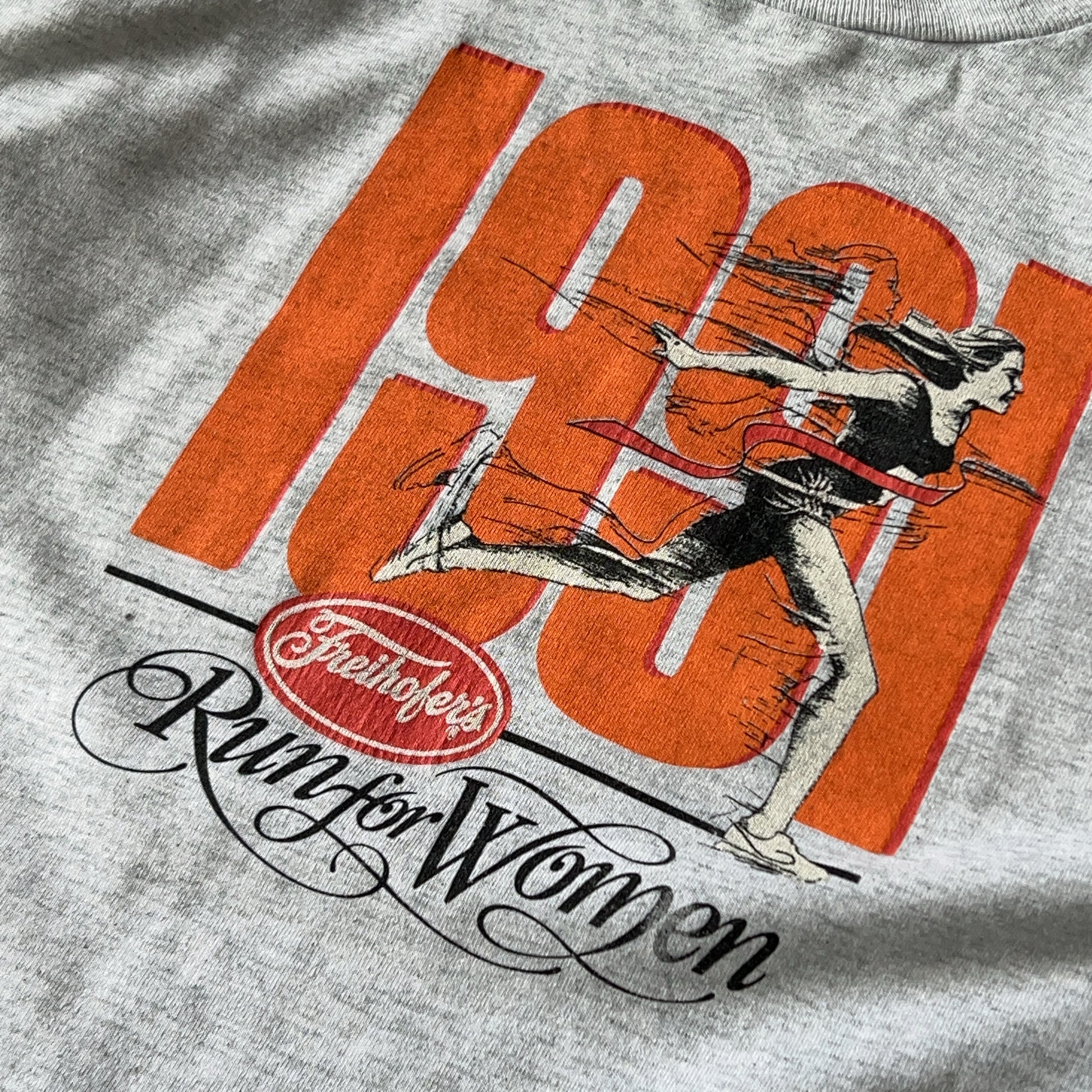 Vintage Women's Single Stitch Screen Stars Best Freihofer's Run for Women Tee