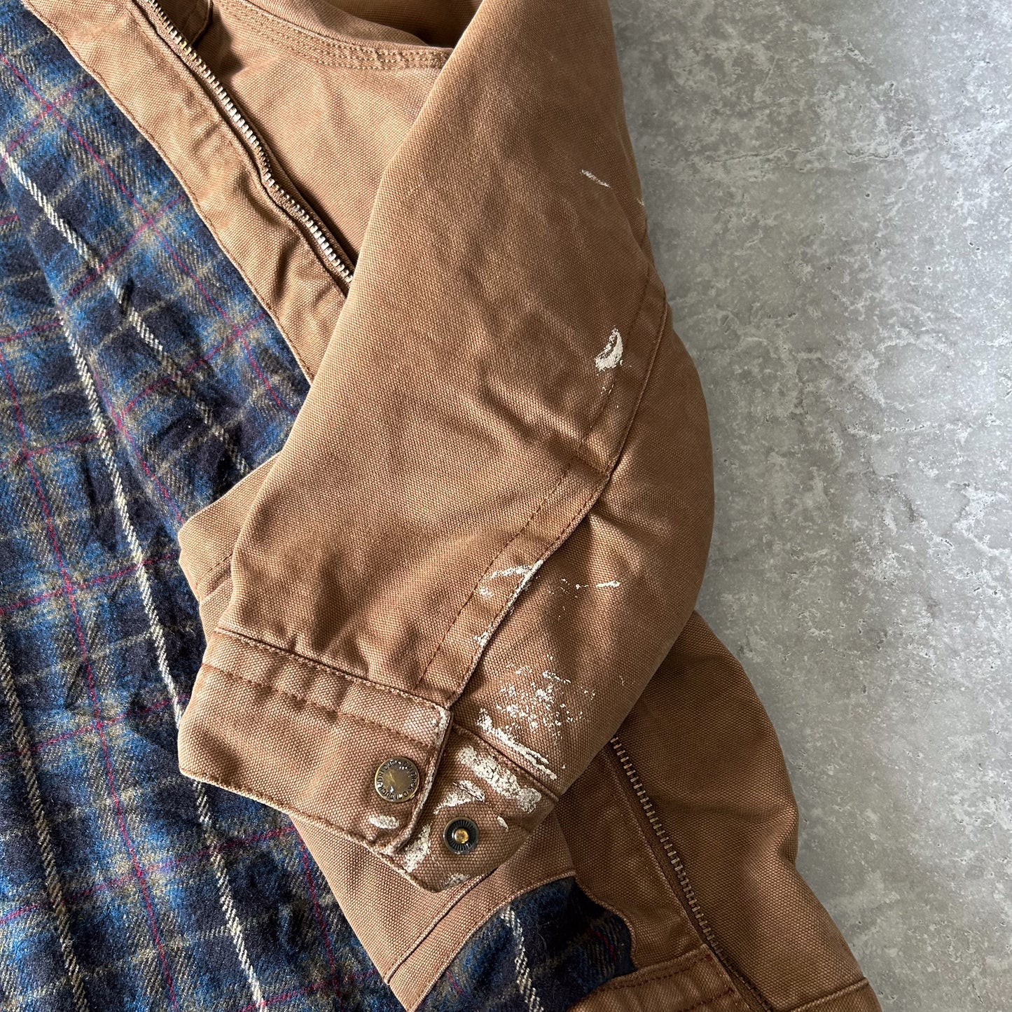 1990s - vintage 'pfister' embroidered work jacket