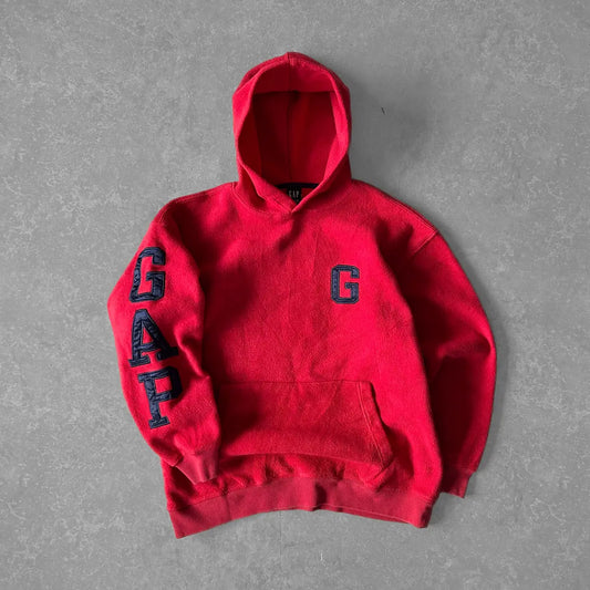 GAP Kids Red Fleece Pullover Hoodie