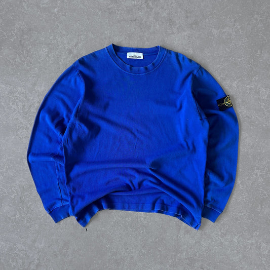 Stone Island Blue Sweatshirt