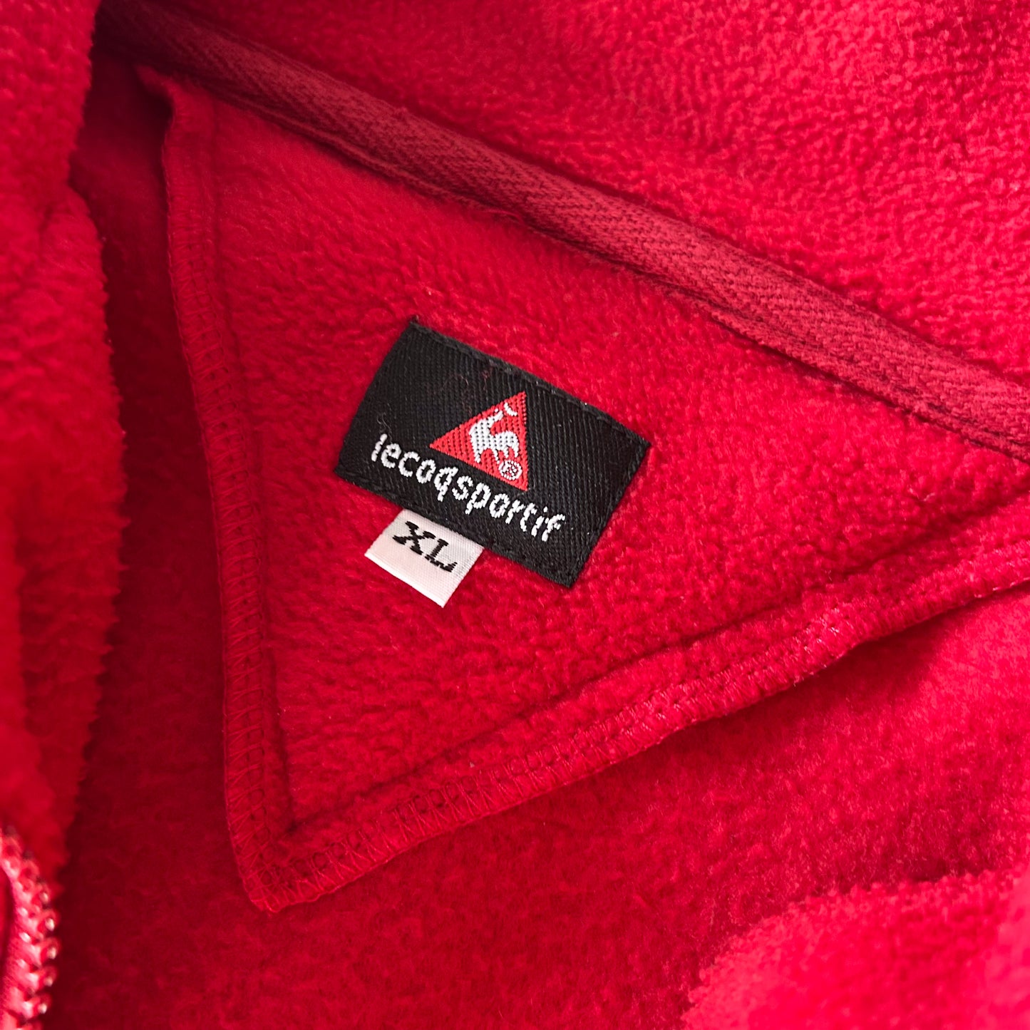 Le Coq Sportif Retro Zip-Up Fleece Jacket