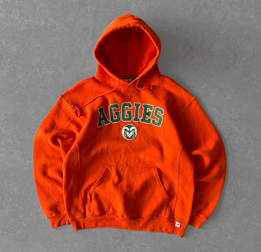 Vintage Russell Athletic Aggies Orange Hoodie