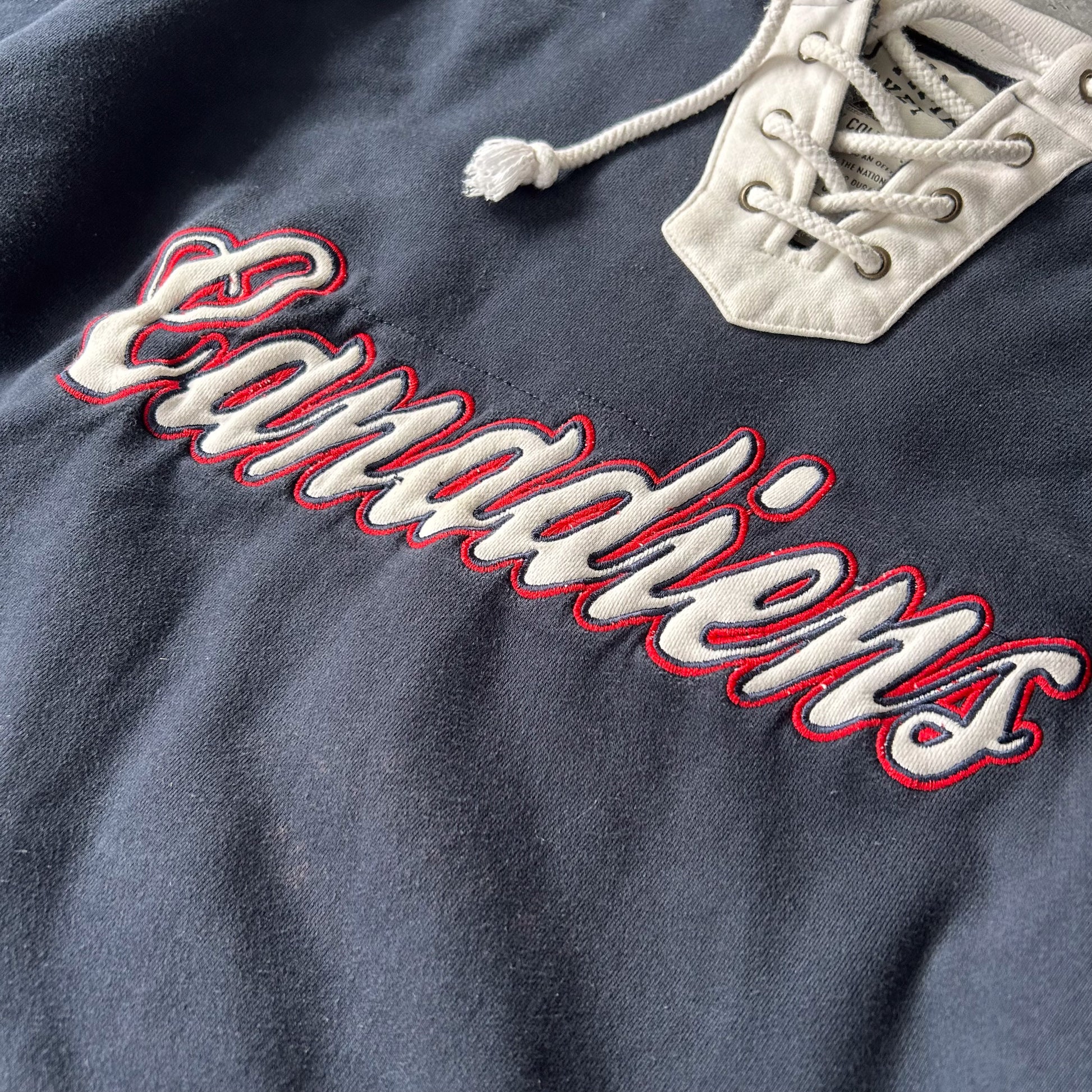 Old Time Hockey Montreal Canadiens Lace-Up Pullover Sweatshirt