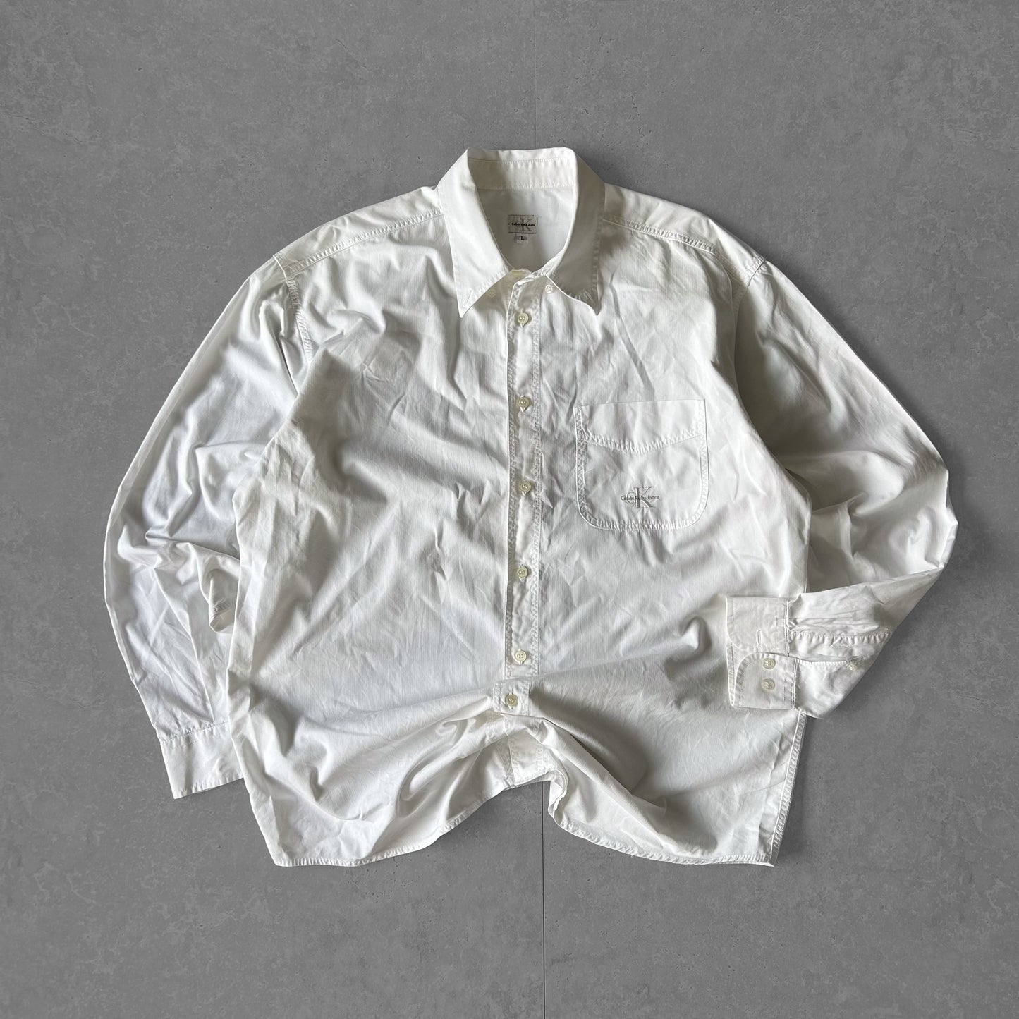 Calvin Klein Jeans Long Sleeve White Shirt