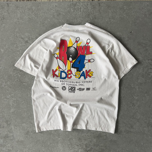 Vintage Men's Single Stitch Fruit Of The Loom Bowl for Kid's Sake Tee