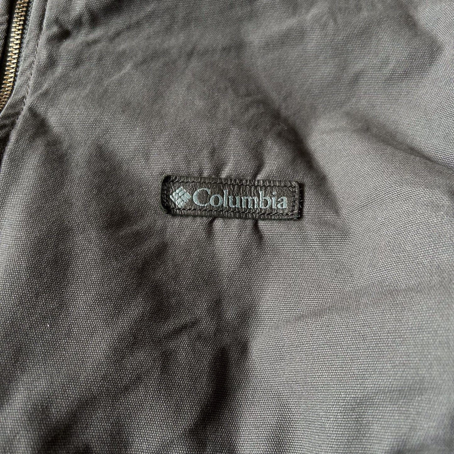 2000s -  columbia canvas fleece lined jacket