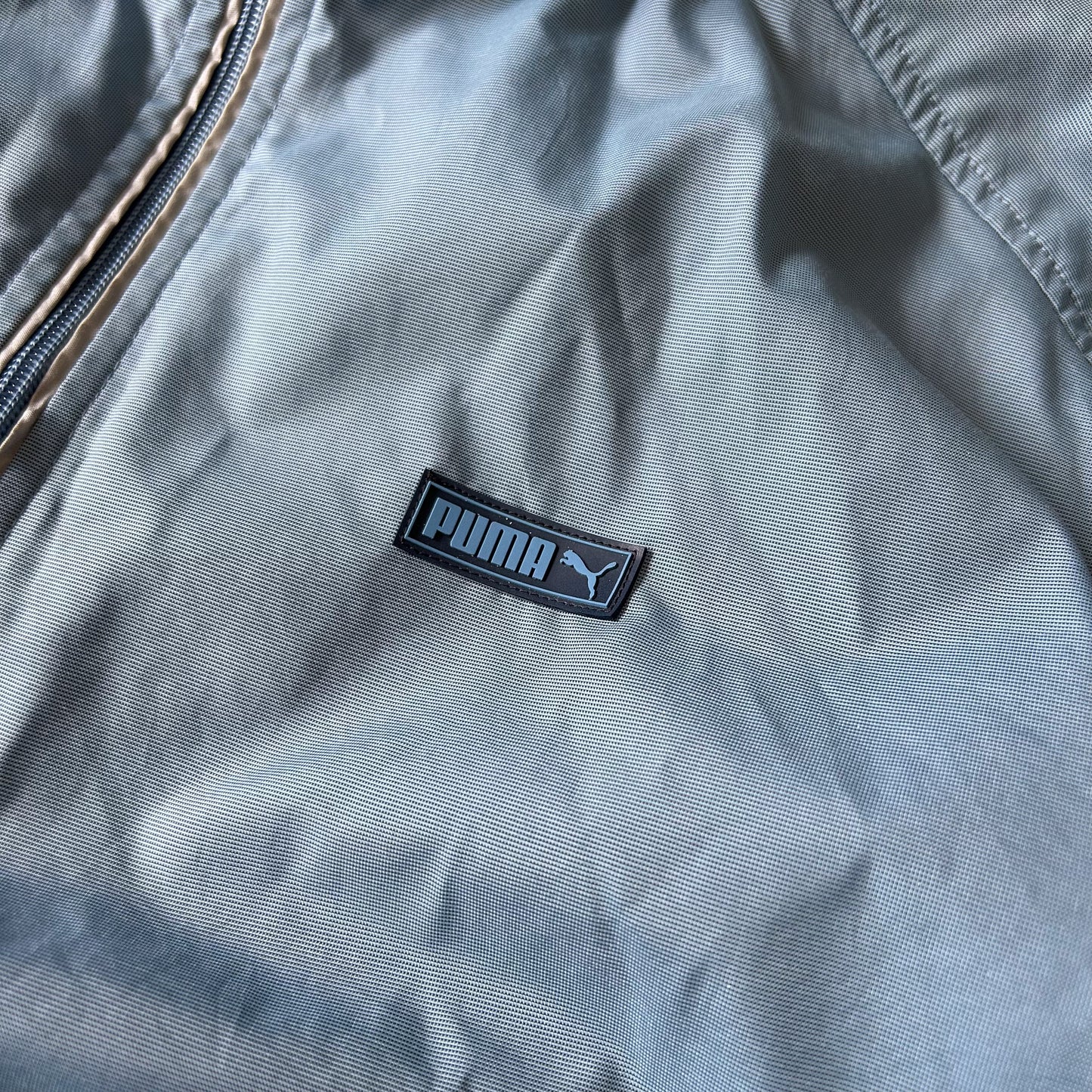 Puma Light Blue Half-Zip Pullover Jacket