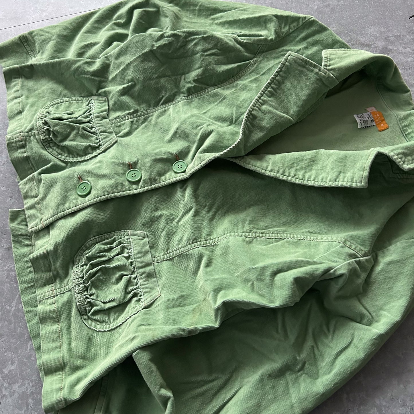 Tulle Plus Green Utility Jacket