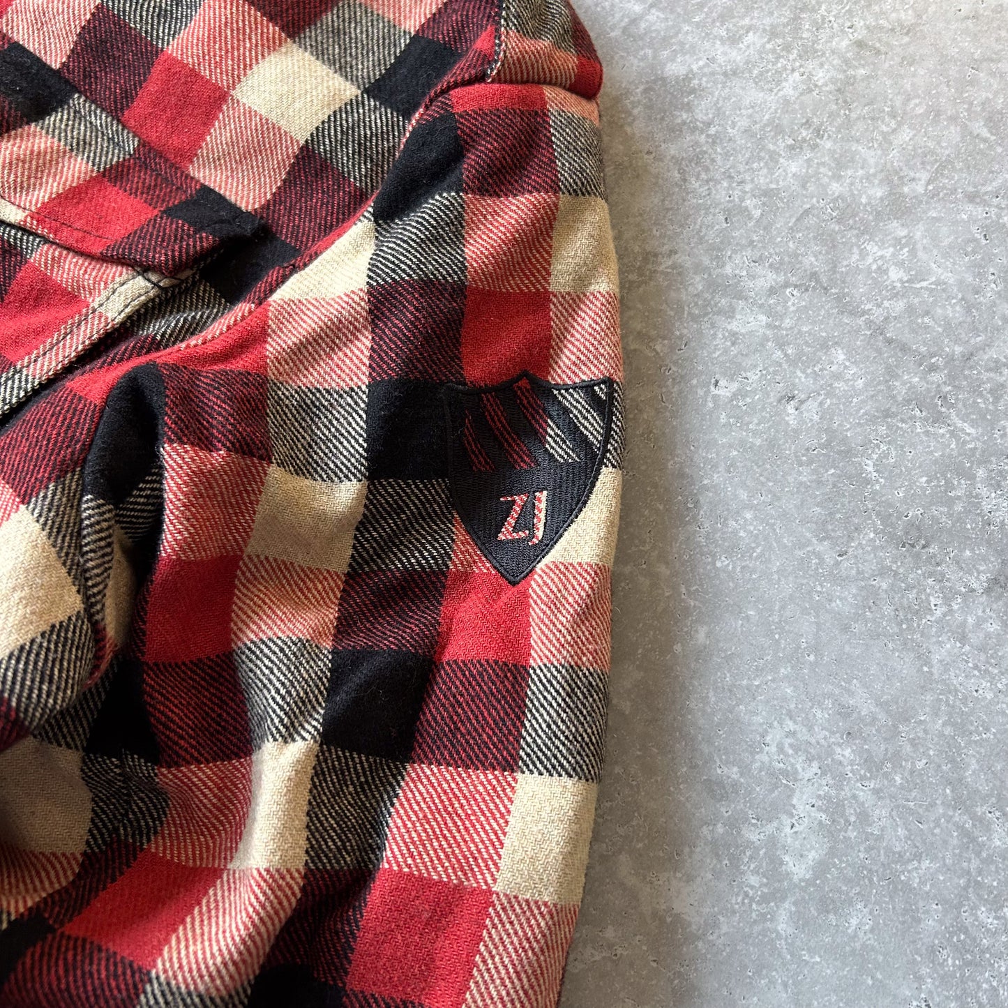 Retro Red and Black Plaid Jacket