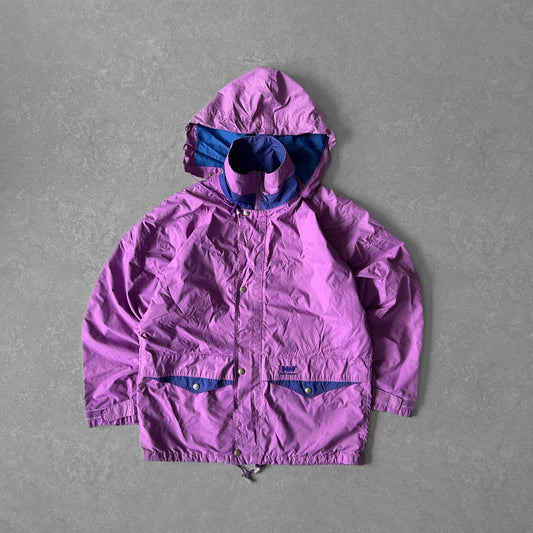 Helly Hansen Color-Block Purple & Blue Windbreaker Jacket (90s Mens)