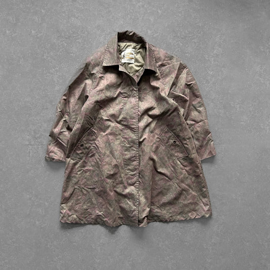 London Fog Camouflage Floral Parka Coat