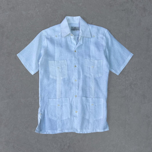 2000s | Cuban Linen Short Sleeve Shirt