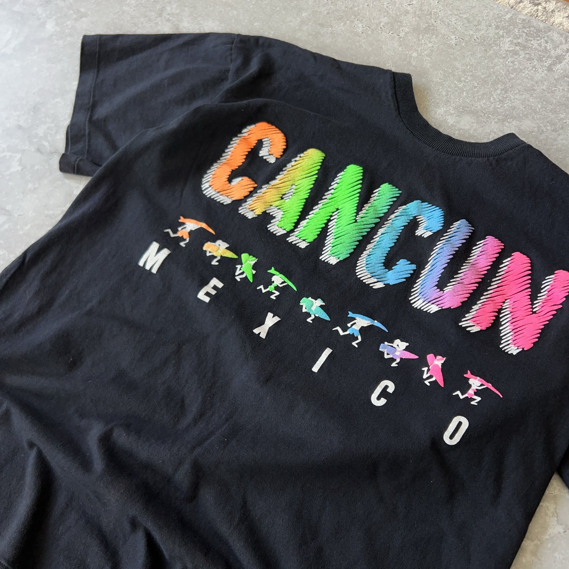 Vintage Men's Single Stitch Cancun Mexico Tee