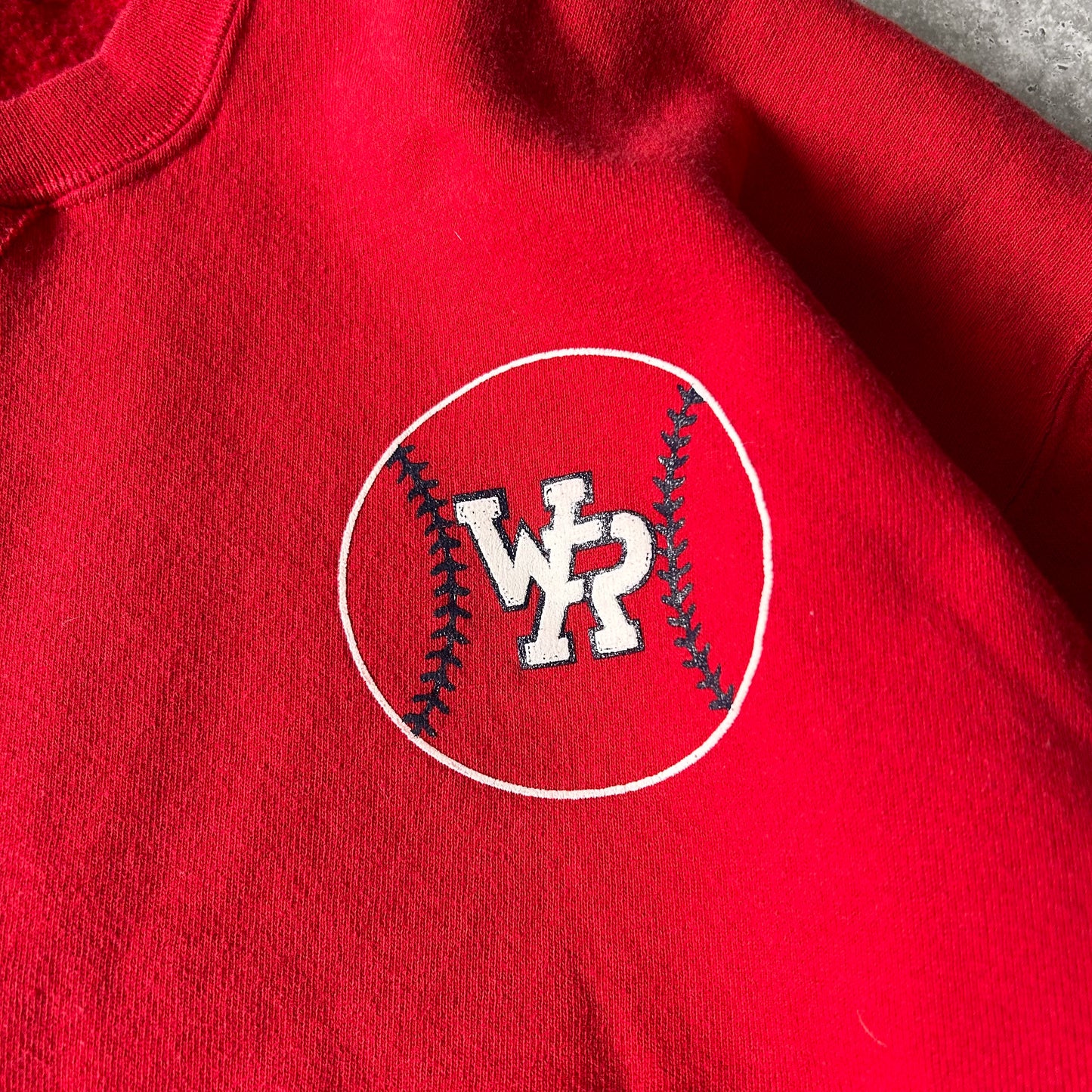 1990s - Vintage Russell Athletic 'WR' Sweatshirt