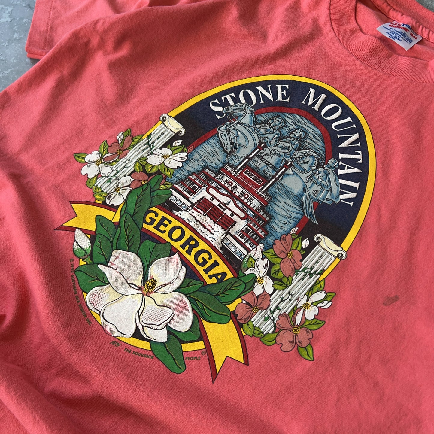 Vintage Men's Single Stitch Hanes Stone Mountain Georgia Tee