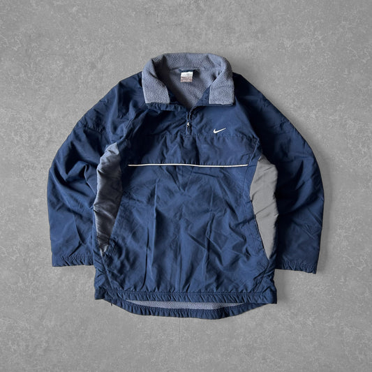 Vintage Nike shox Navy Half-Zip Pullover Jacket