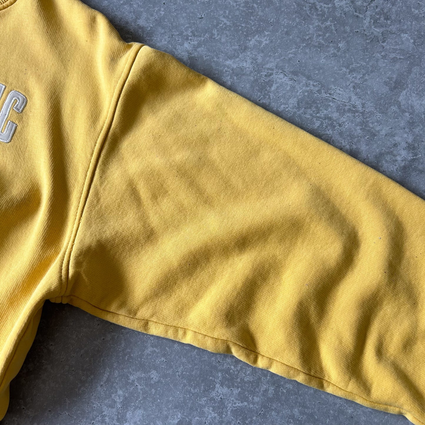 1990 - Nike Athletic Yellow Crewneck Sweatshirt