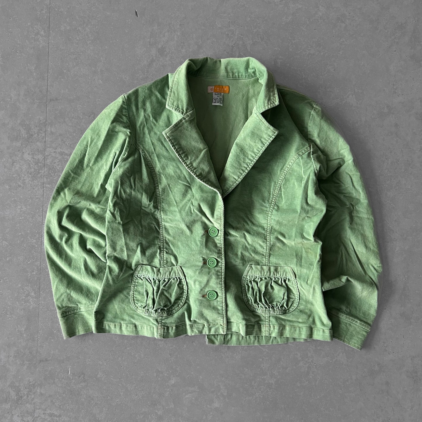 Tulle Plus Green Utility Jacket